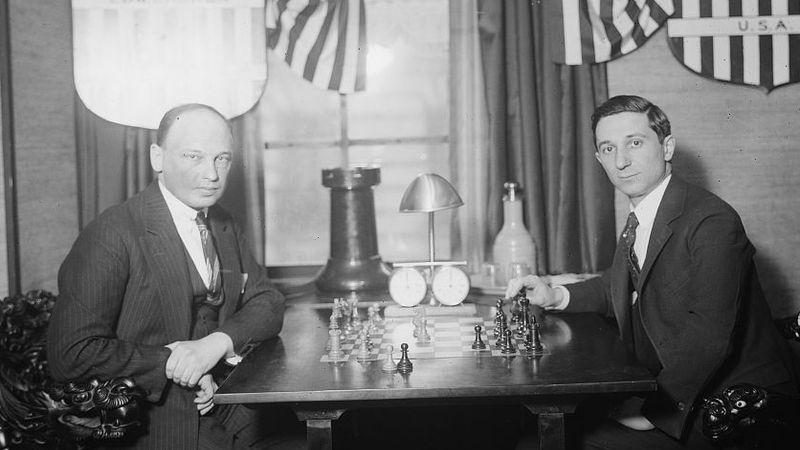 Ksawery Tartakower i Edward Lasker