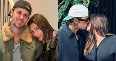 Hailey Bieber wtula się w Justina i eksponuje ciążowy brzuch W BIKINI (FOTO)