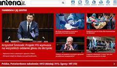 Interia zmienia klasyfikację ruchu na stronie głównej: osobno strony z fragmentami tekstów