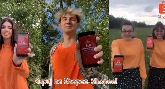 Reklama Shopee: było "Baby Shark", teraz jest "Macarena"
