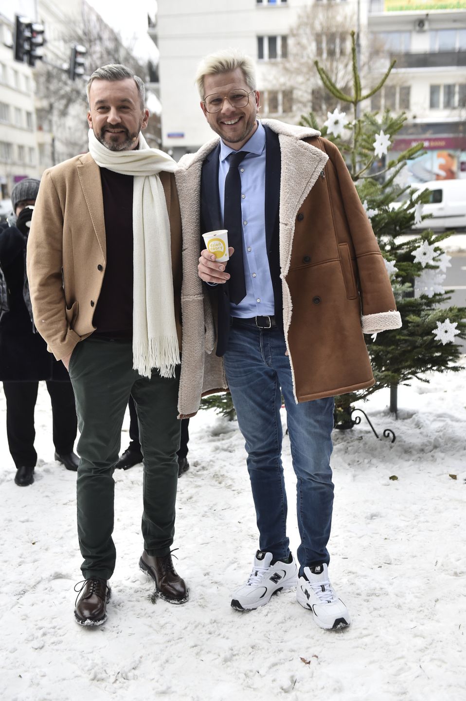 Filip Chajzer i Krzysztof Skórzyński