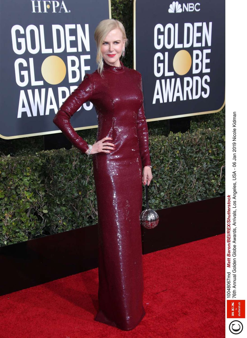 Nicole Kidman – Złote Globy 2019, kreacja: Michael Kors