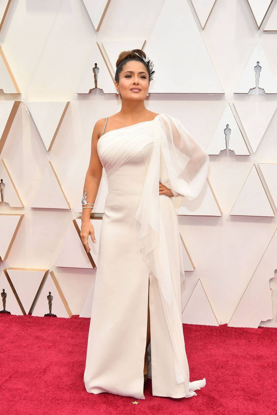Salma Hayek – Oscary 2020, kreacja: Gucci