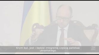 Premier powiedział, że Krym pozostanie w granicach Ukrainy, ale może dostać więcej swobód politycznych.