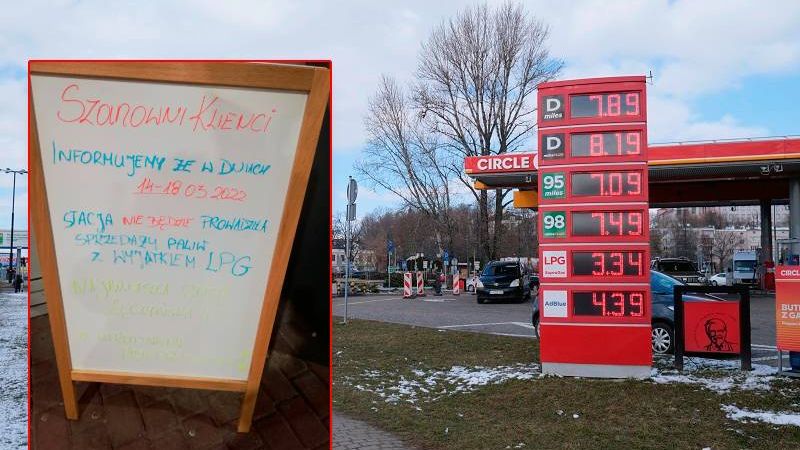 Stacja Circle K przy al. Tysiąclecia informuje klientów i planowanej przerwie w sprzedaży paliw