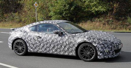 Subaru BRZ przyłapane przy torze Nürburgring