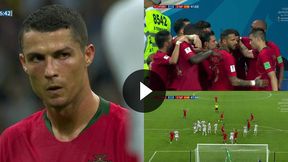 Mundial 2018. Portugalia - Hiszpania. Fantastyczny rzut wolny Ronaldo i 3:3. (TVP Sport)