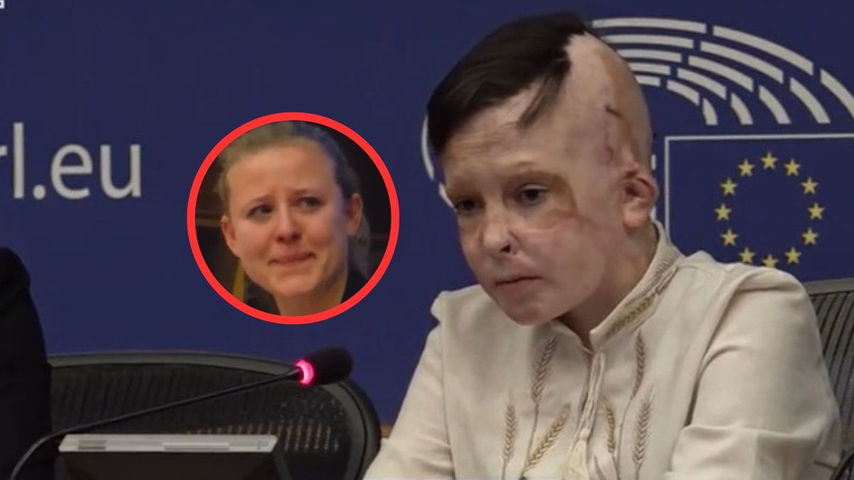 Tłumaczka wzruszyła się, gdy Roman opowiedział o swojej mamie