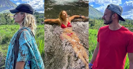 Marta Manowska i Robert Bodzianny dokazują w Kostaryce: ona tapla się w strumyku, on zachwyca się lokalną plażą (ZDJĘCIA)