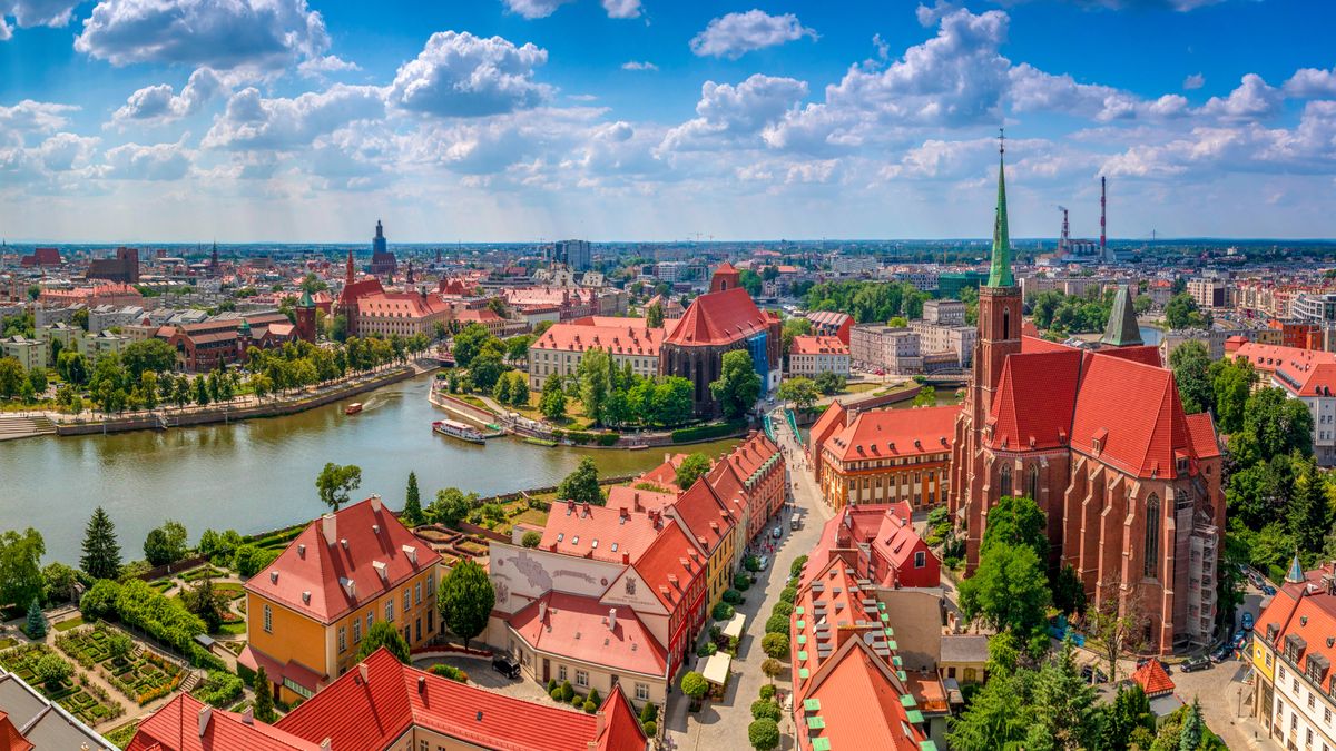 Wrocław z lotu ptaka