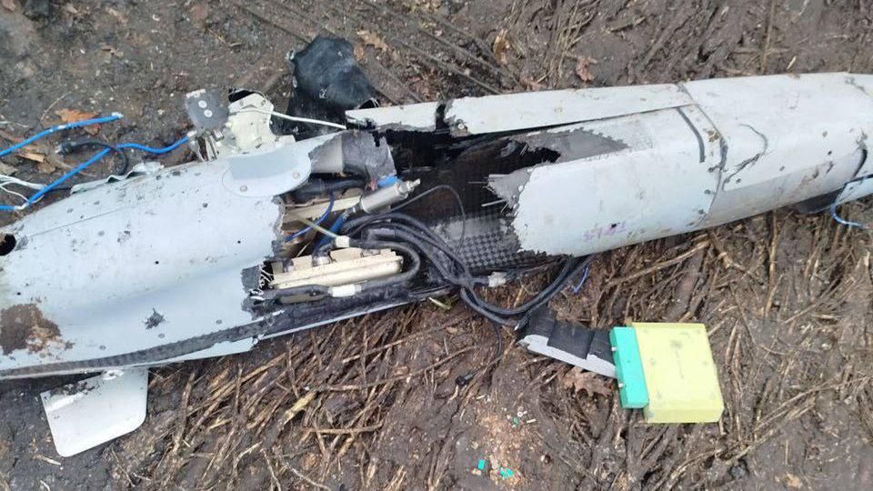 Pocisk ADM-160B MALD zestrzelony przez Rosjan.