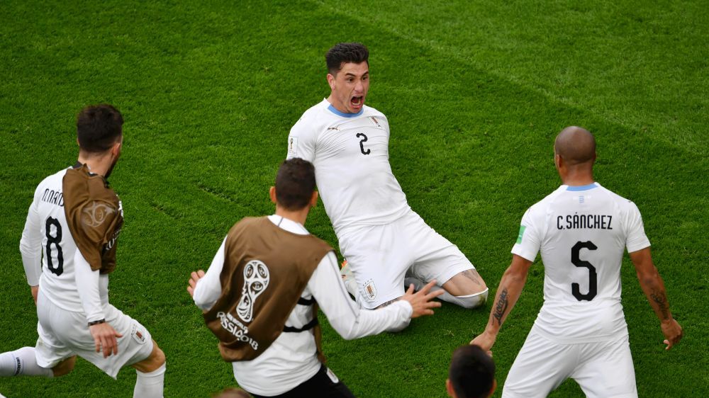 Zdjęcie okładkowe artykułu: Getty Images / Dan Mullan / Na zdjęciu: Jose Maria Gimenez po strzeleniu gola w meczu z Egiptem