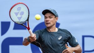 Kamil Majchrzak wygrał seta 6:1. Później wszystko się zmieniło