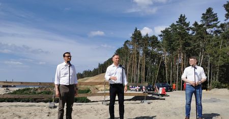 Przekop Mierzei Wiślanej. Andrzej Duda: Nie będziemy pytać sąsiadów