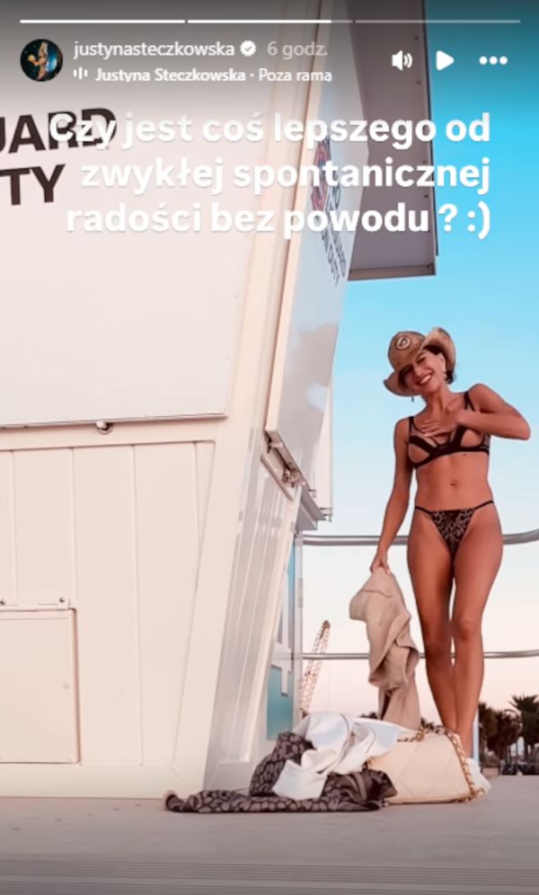 Justyna Steczkowska pozdrawia ze słonecznej Florydy