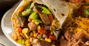 Buritto z fasolą i boczkiem