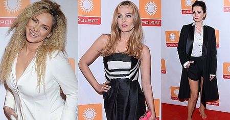 "Przyjaciółki " na imprezie Polsatu: Elegancka Socha, Liszowska na biało (ZDJĘCIA)