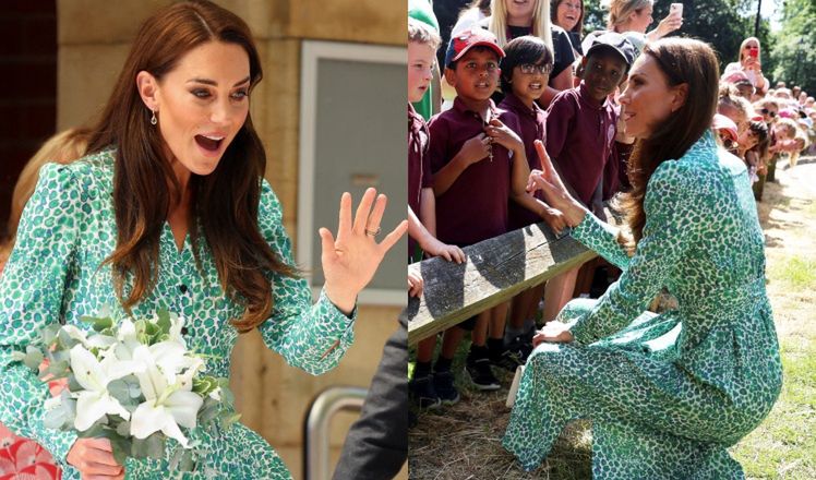 Luksusowa Kate Middleton na spotkaniu ze służbą zdrowia. Miała na sobie stylizację za ponad 11 TYSIĘCY ZŁOTYCH (ZDJĘCIA)