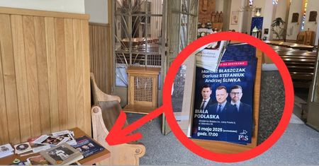 Ulotki PiS w kościele. Radny KO oburzony