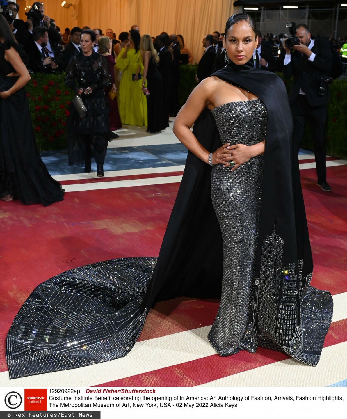 Alicia Keys – MET Gala 2022, kreacja: Ralph Lauren
