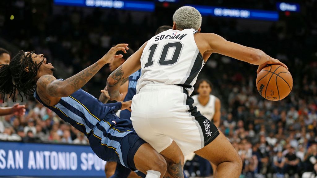 Getty Images / Ronald Cortes / Na zdjęciu: Jeremy Sochan