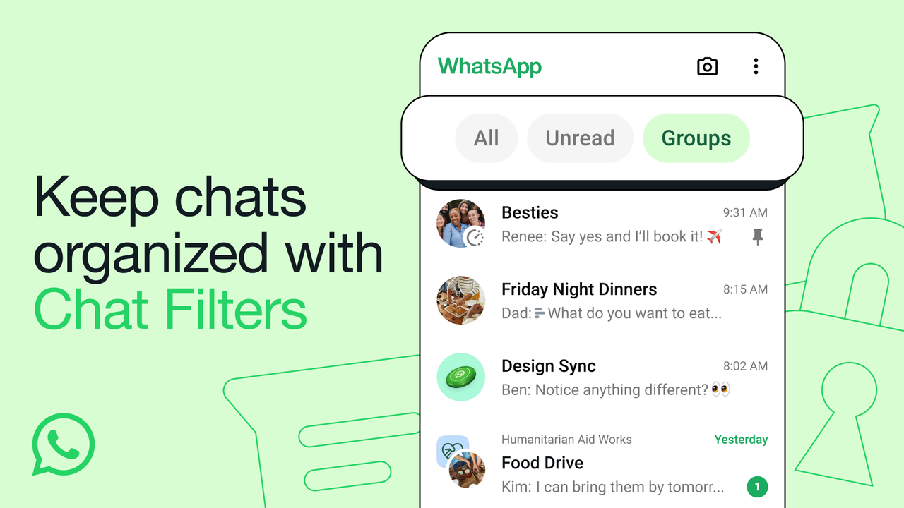 Filtrowanie czatów w WhatsAppie - nowość