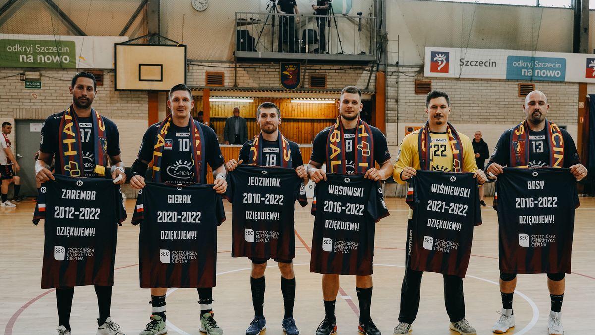 WP SportoweFakty / Kuba Hajduk / Na zdjęciu od lewej: Mateusz Zaremba, Łukasz Gierak, Wojciech Jedziniak, Adam Wąsowski, Tomasz Wiśniewski, Arkadiusz Bosy
