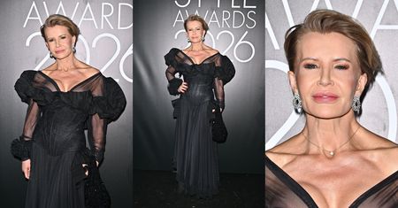 Mroczna Joanna Racewicz przykuwa spojrzenia głębokim dekoltem na Elle Style Awards (ZDJĘCIA)