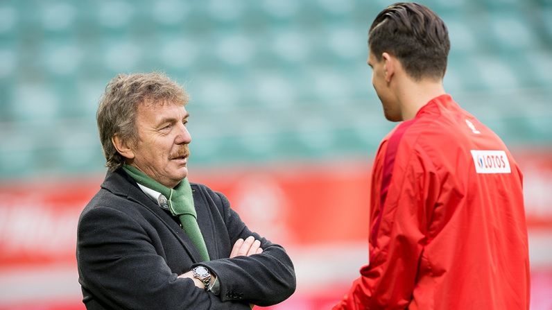 Zbigniew Boniek (z lewej) i Wojciech Szczęsny