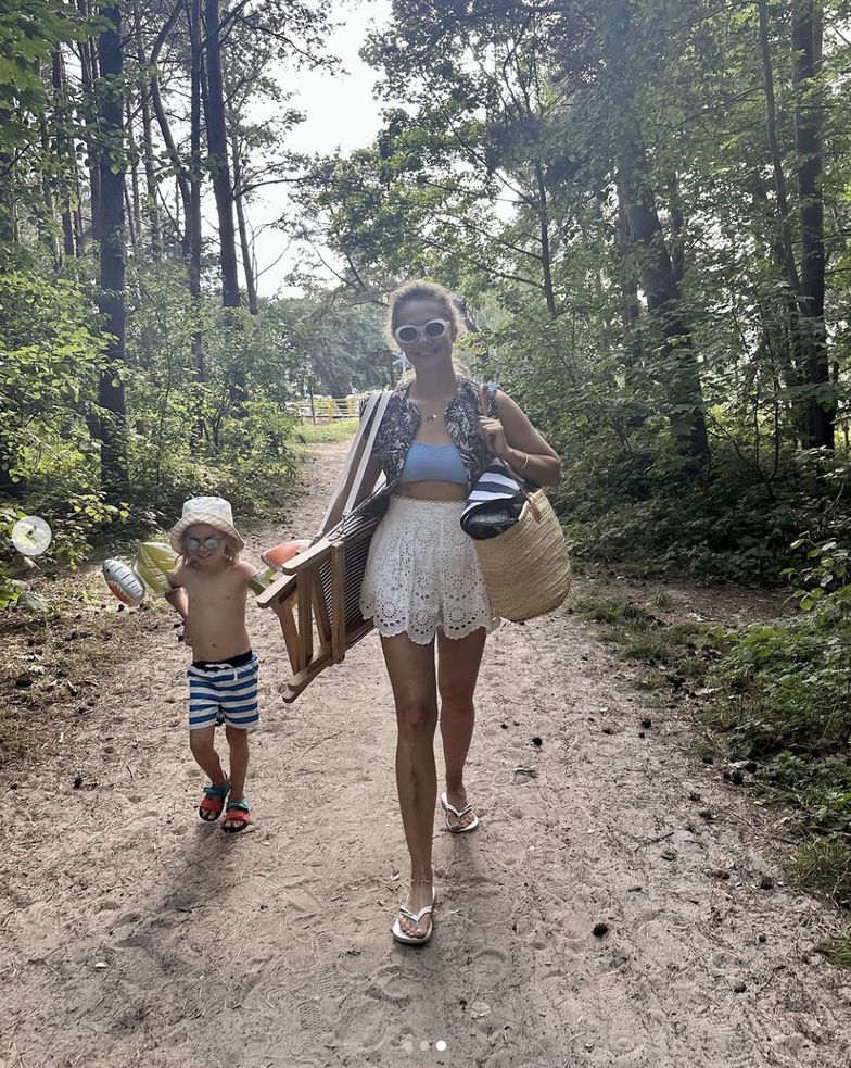 Małgorzata Socha na wakacjach