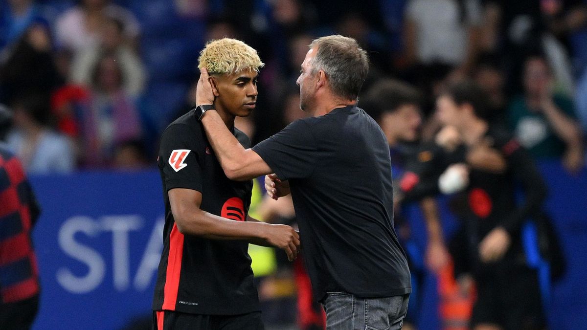 Getty Images / David Ramos / Na zdjęciu: Lamine Yamal/ Hansi Flick