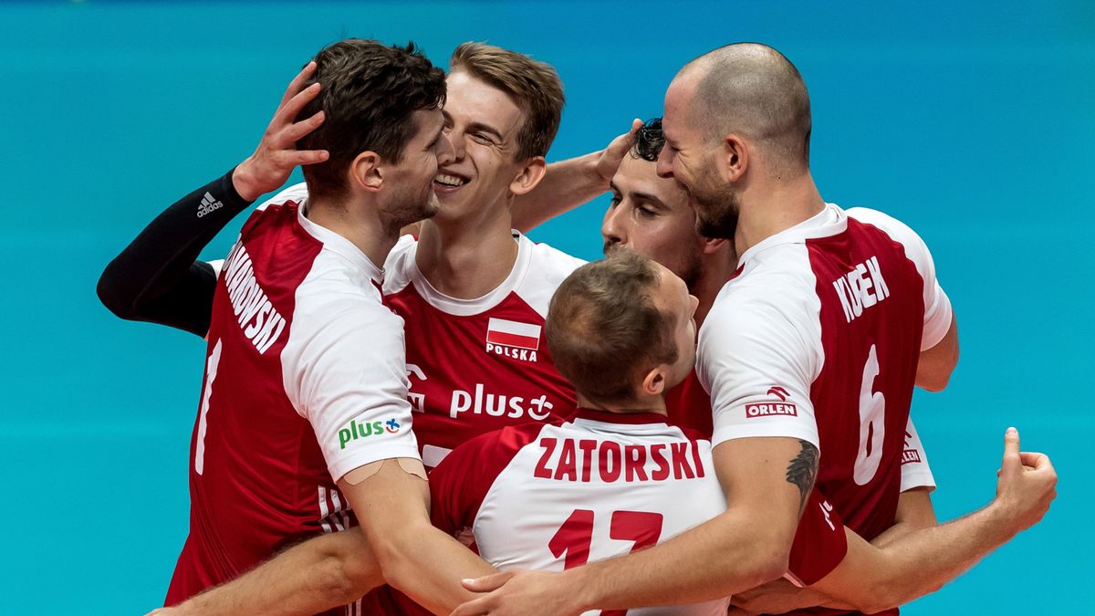 radość polskich siatkarzy w meczu grupy J mistrzostw świata z Włochami