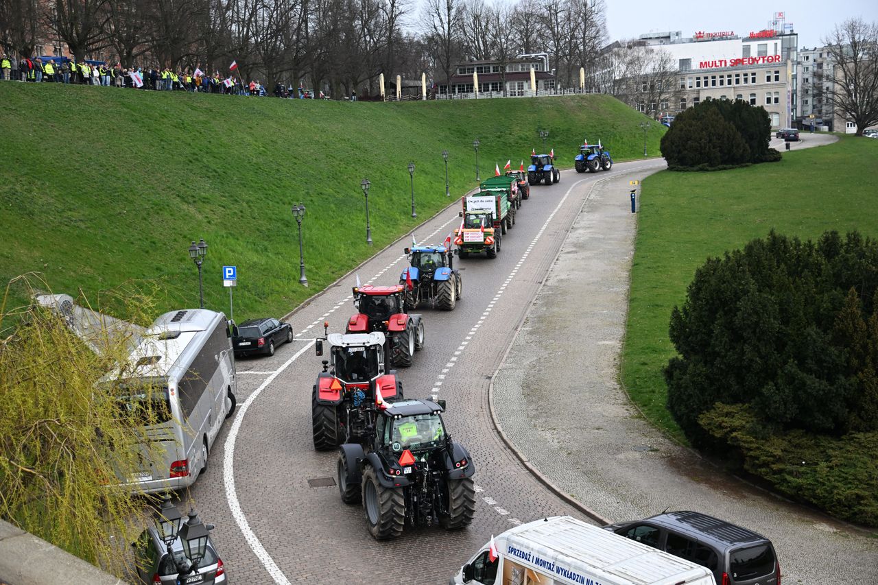 Protest rolników w Szczecinie