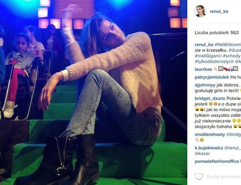 Renata Kaczoruk pojawiła się na planie "Małych gigantów"