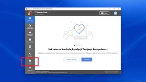 CCleaner: menu Opcje