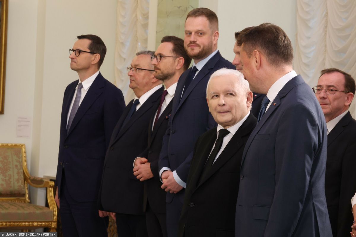 Prezes PiS Jarosław Kaczyński jedynym wicepremierem