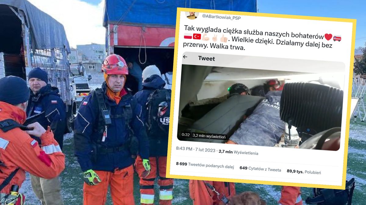 Postawa polskich strażaków zachwyciła internautów