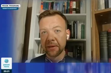 Witalij Mazurenko obraził prezydenta Nawrockiego. 