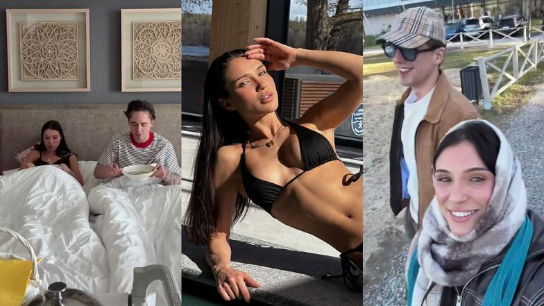 Bikiniara Natsu pozuje w luksusowym hotelu na Mazurach