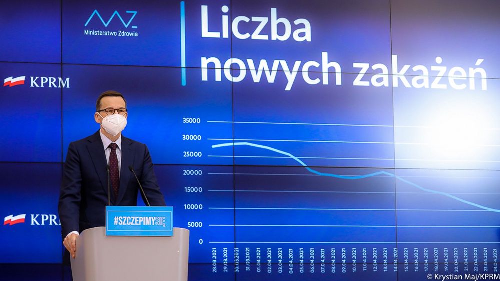 Konferencja premiera. Rząd zdecydował ws. obostrzeń na maj