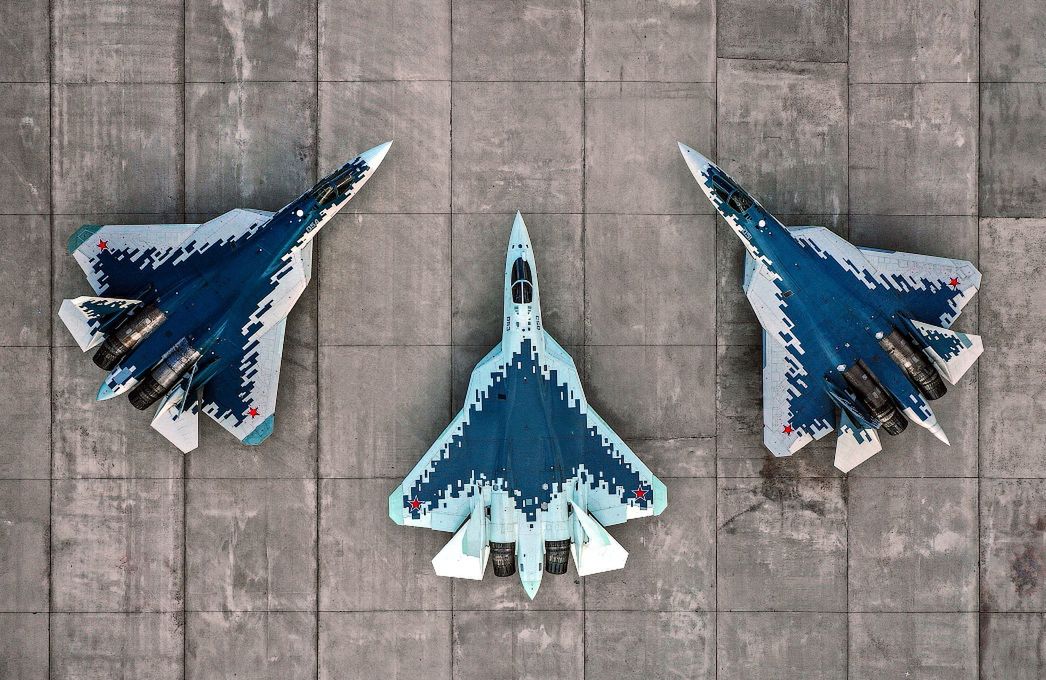 Russian Su-57 planes
