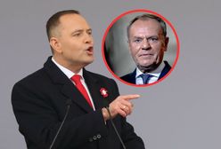 Nawrocki wprost o Tusku. Wszystko wyemitowała prawicowa stacja