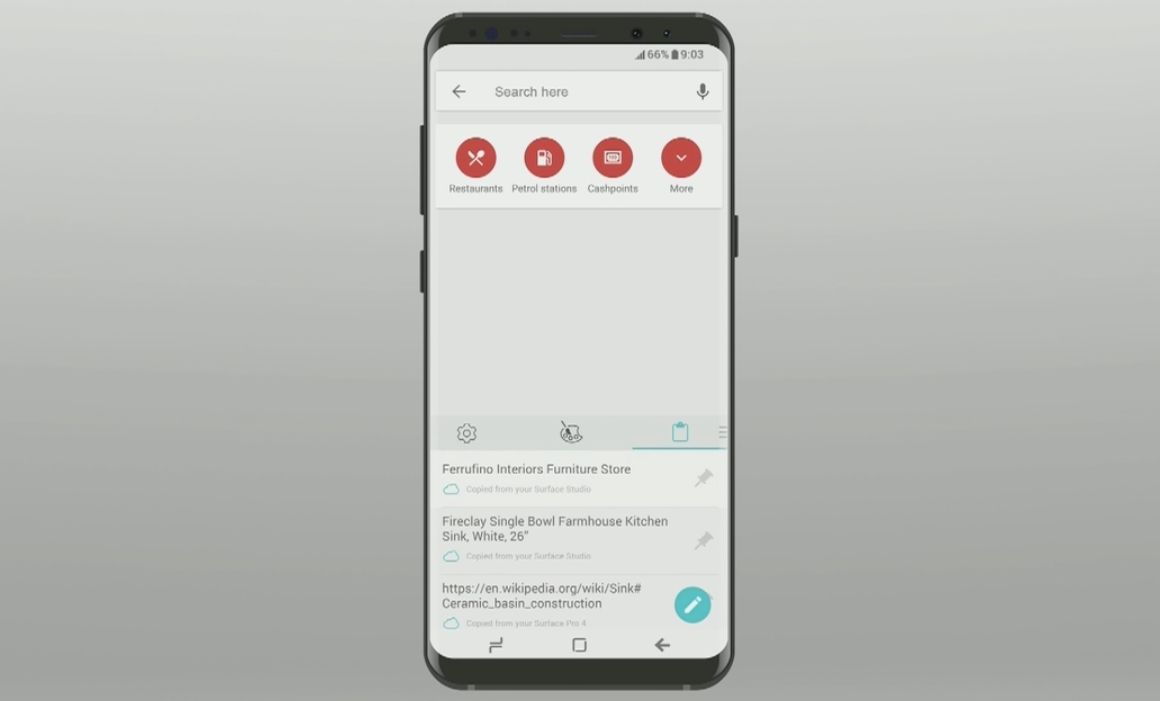 ...i wklejanie w Mapach Google na smartfonie z Androidem.