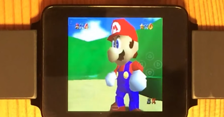 Na smartzegarku możemy pograć w produkcje z Nintendo 64 i PSP