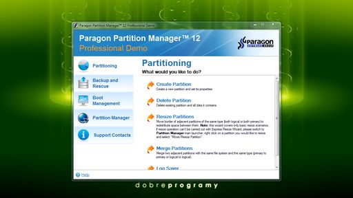 Paragon Partition Manager Professional