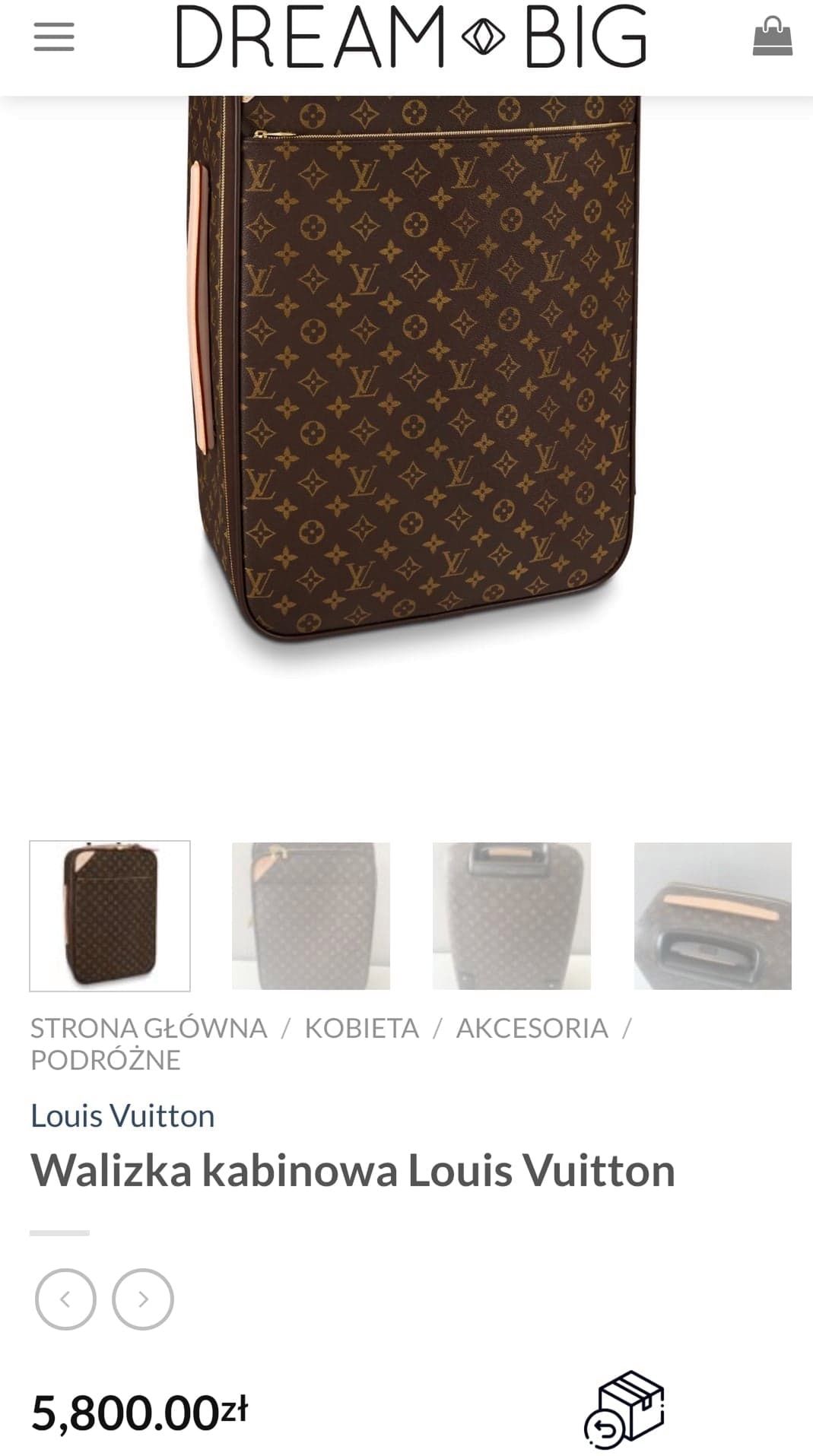 Walizka podróżna Louis Vuitton