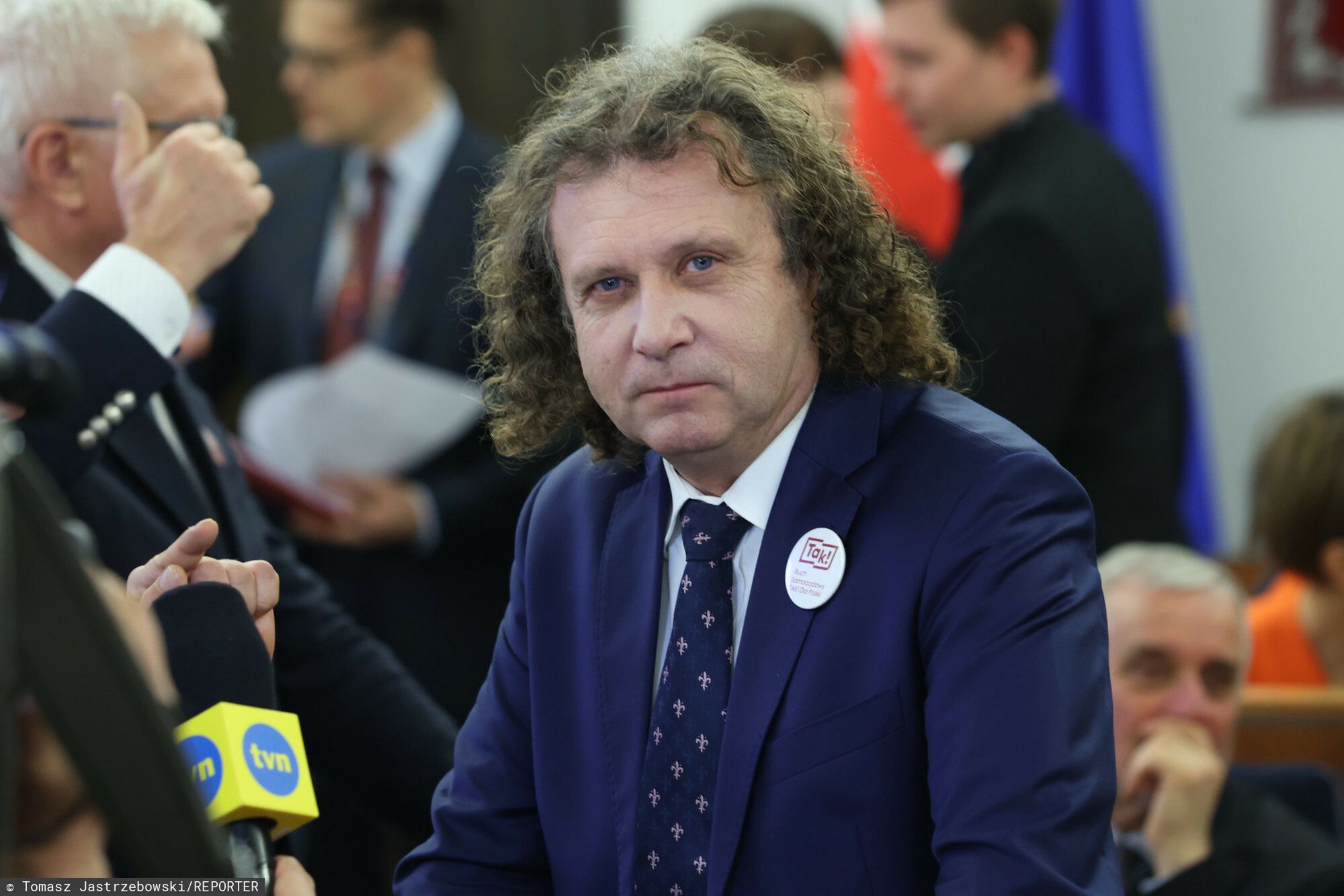 Posiedzenie senackich komisji nt. S?du Najwy?szego
30.01.2023 Warszawa Po??czone posiedzenie senackich komisji Ustawodawczej oraz Praw Czlowieka, Praworzadnosci i Petycji, Fot. Tomasz Jastrzebowski/REPORTER
n/z: Jacek Karnowski
Tomasz Jastrzebowski/REPORTER