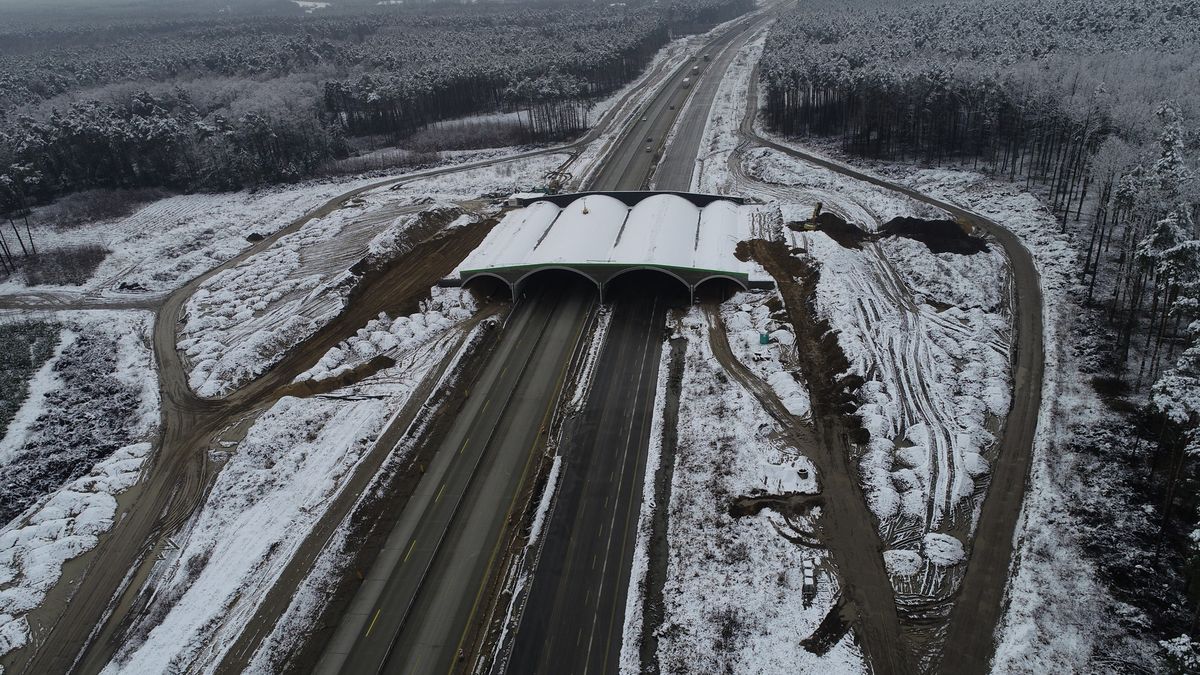 Budowa autostrady A1 Kamieńsk-Radomsko, stan po 28 miesiącach