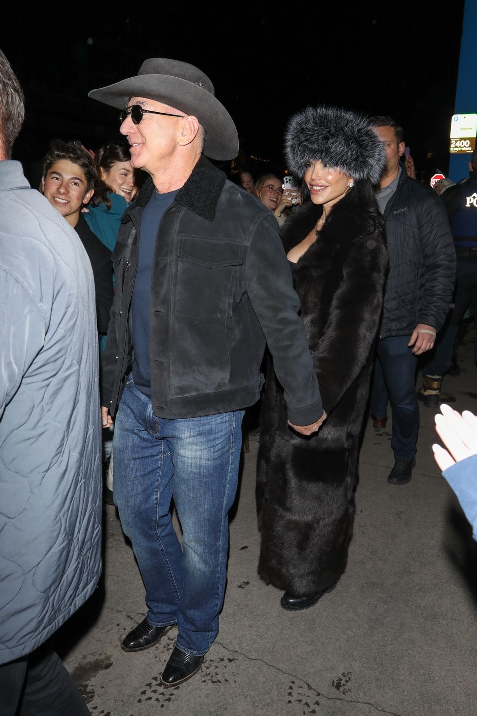 Jeff Bezos i Lauren Sanchez w Aspen