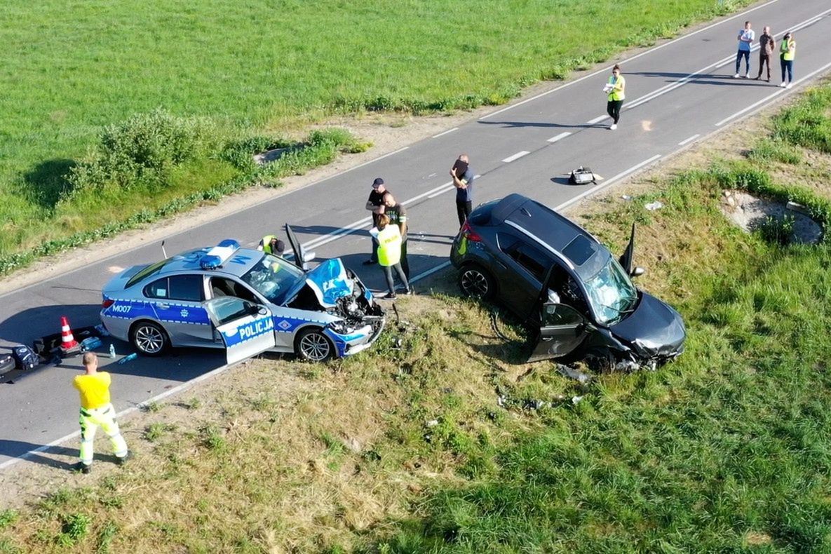 Wypadek rządowej kolumny na Podlasiu. "Ja już współczuję kierującej"